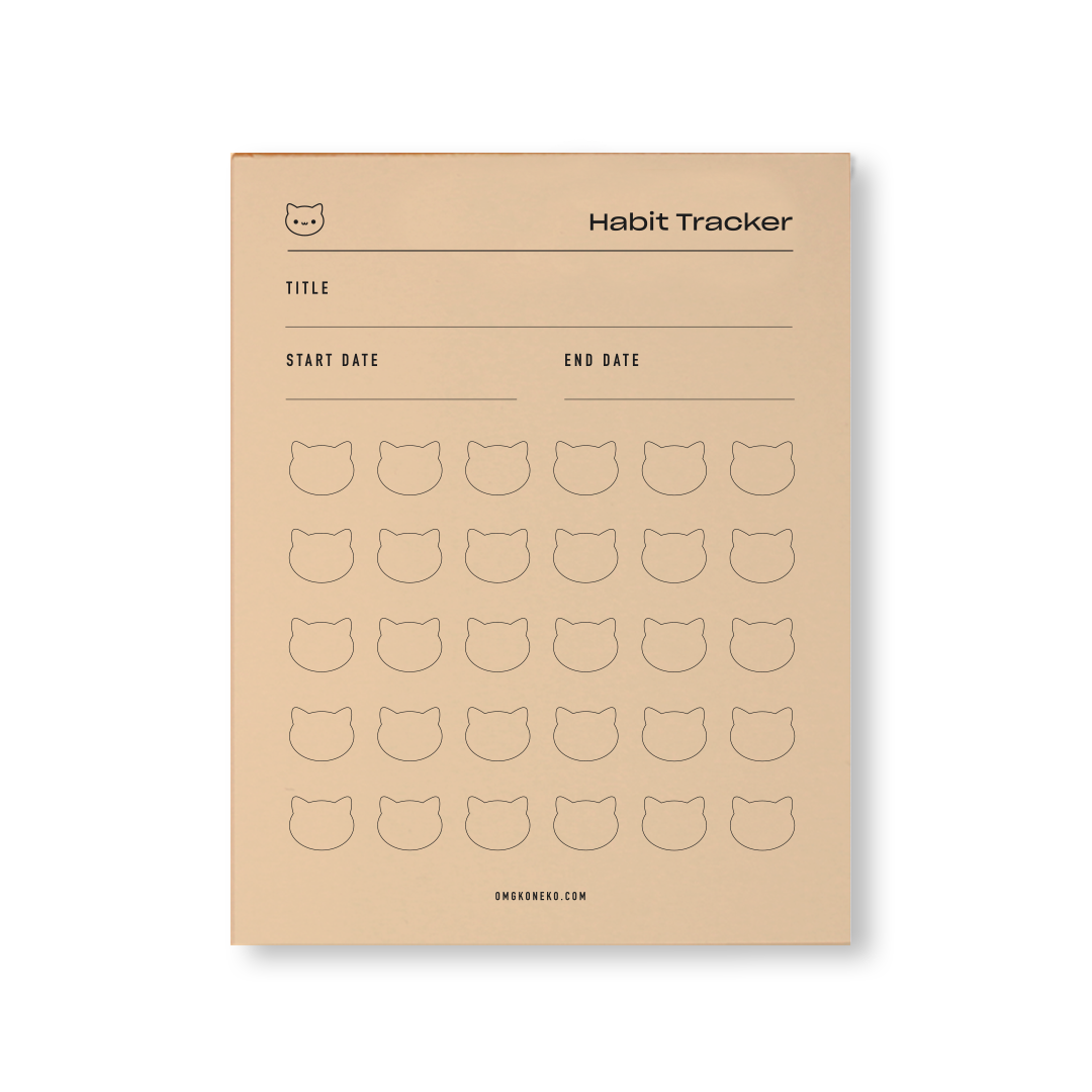 Habit Tracker - Notepad