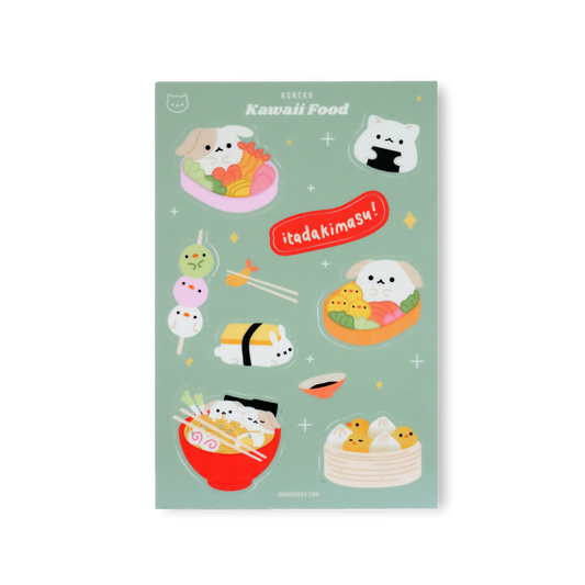 Kawaii Food - Sticker Sheet