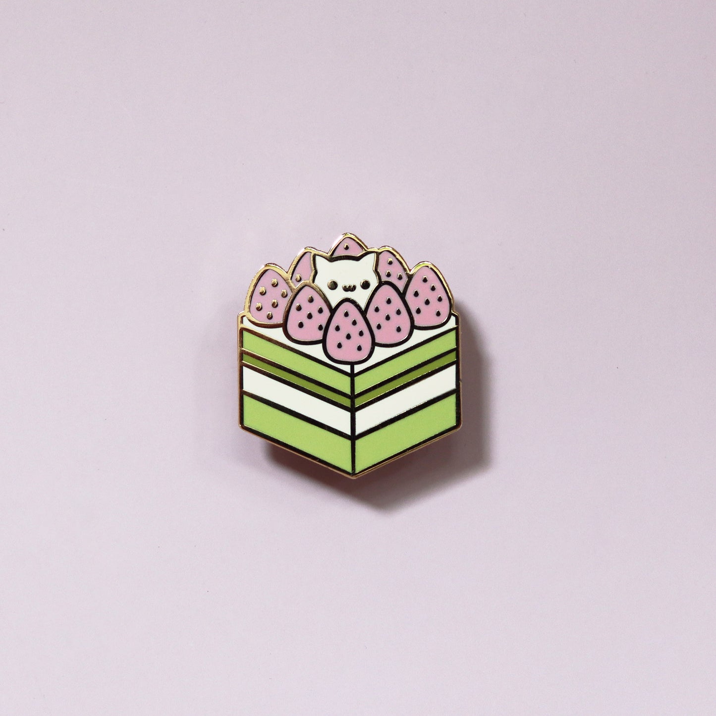 Strawberry Cake Pin