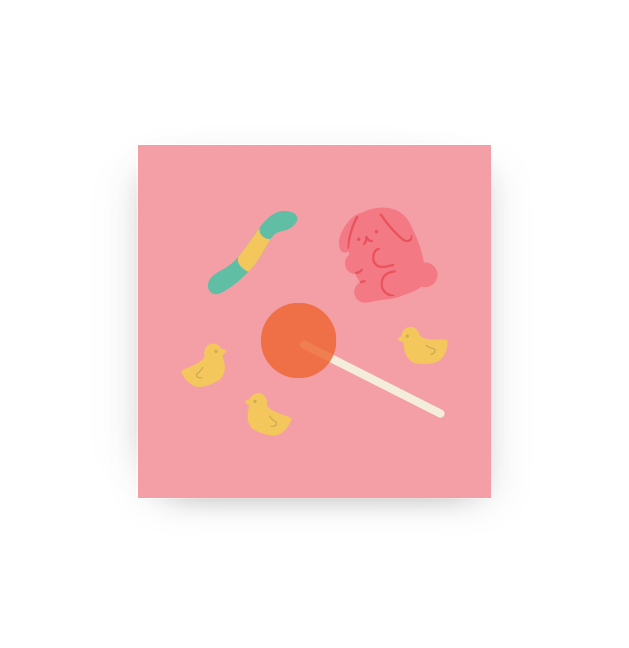 Candies - Mini Art Print