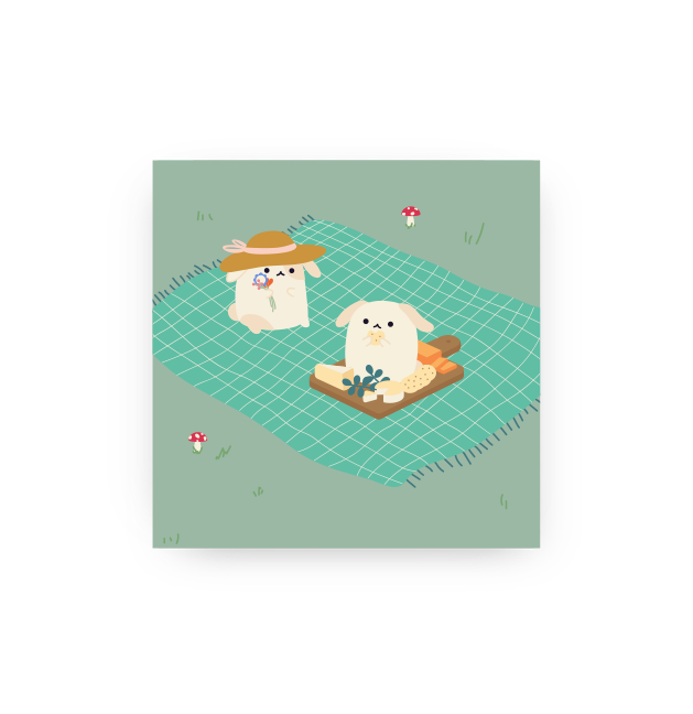 Picnic - Mini Art Print