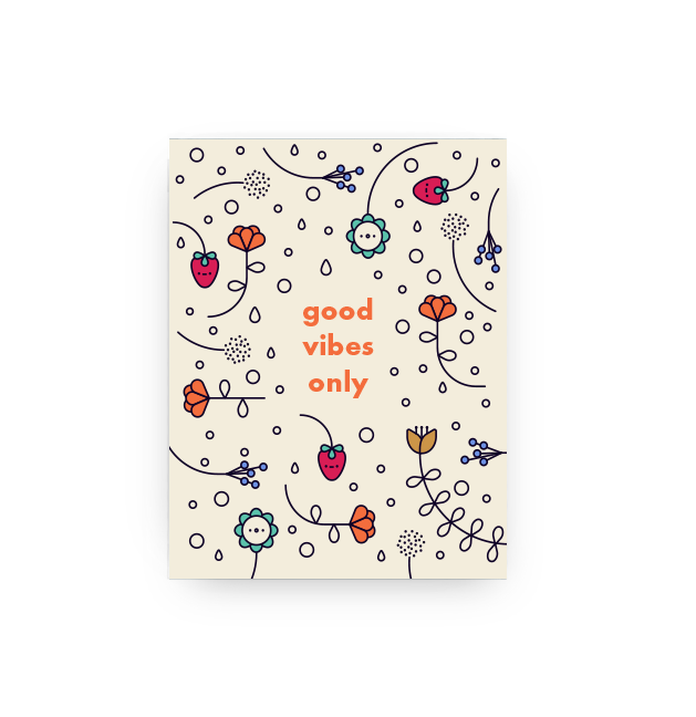 Good Vibes Only - Card