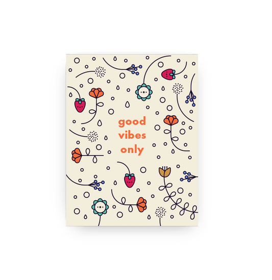 Good Vibes Only - Card
