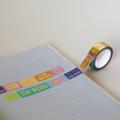 Stay Weird - Washi Tape