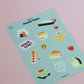 Snack Time - Sticker Sheet