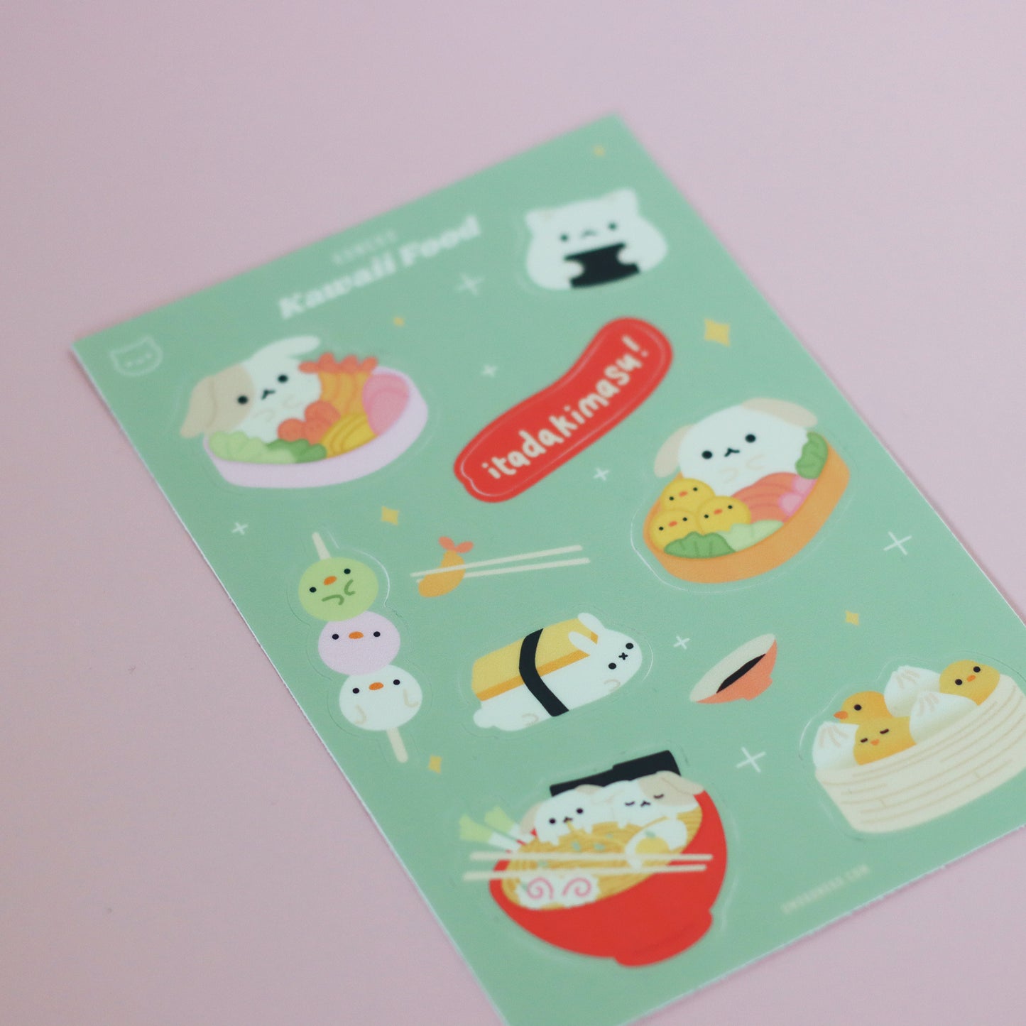 Kawaii Food - Sticker Sheet