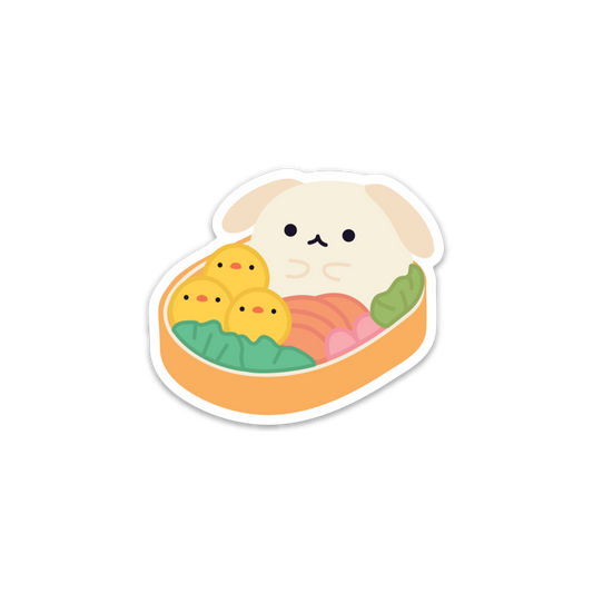 Orange Bento Bun - Sticker