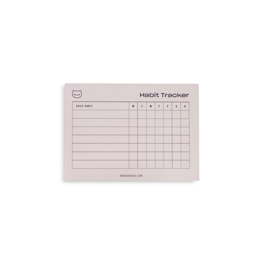 Habit Tracker Sticky Notes