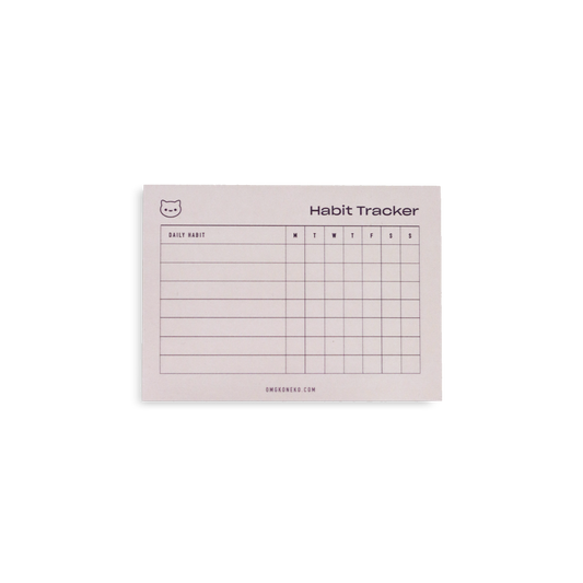 Habit Tracker Sticky Notes