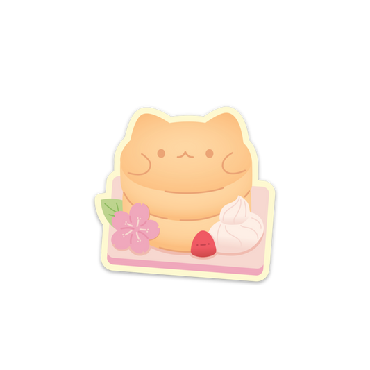 Neko Pancakes - Sticker