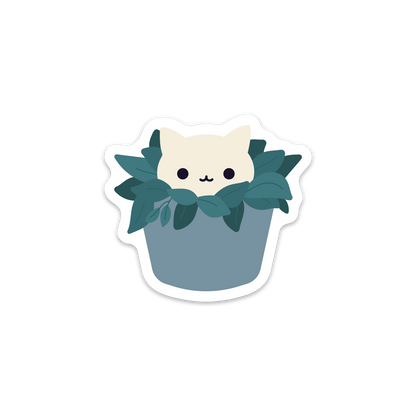 Cat Plant - Sticker