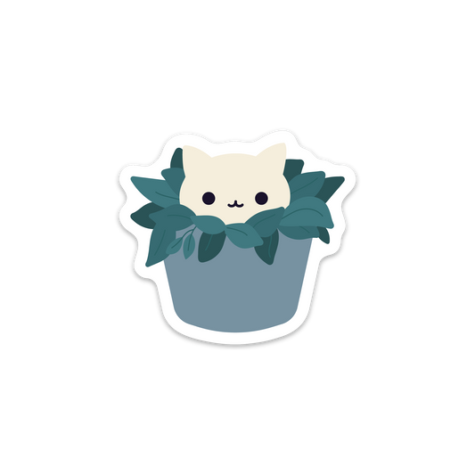 Cat Plant - Sticker