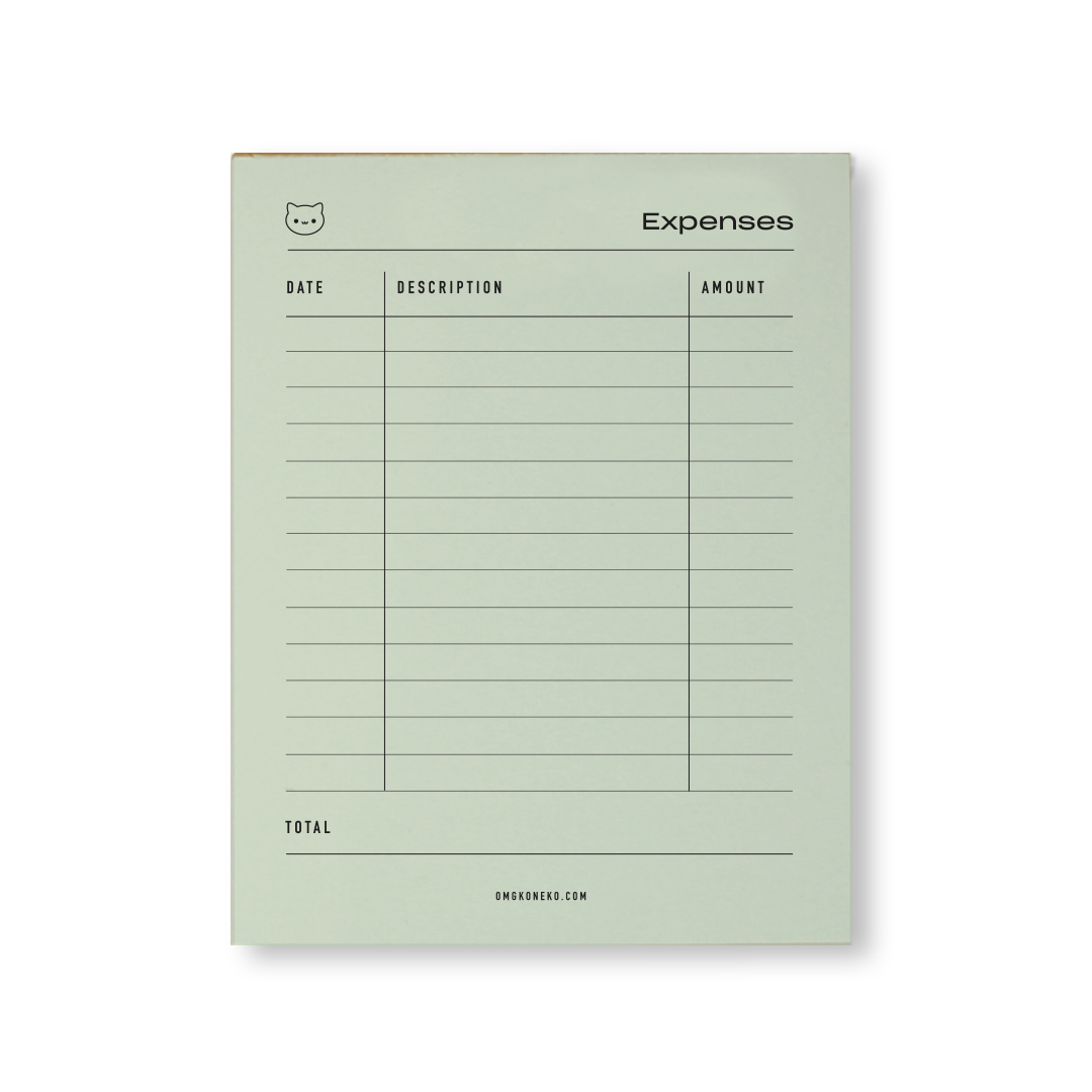 Expenses - Notepad – Koneko