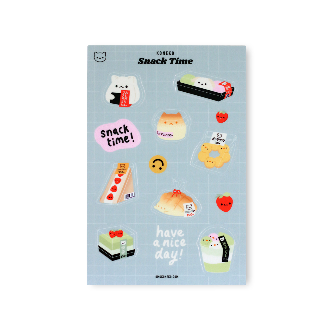 Snack Time - Sticker Sheet