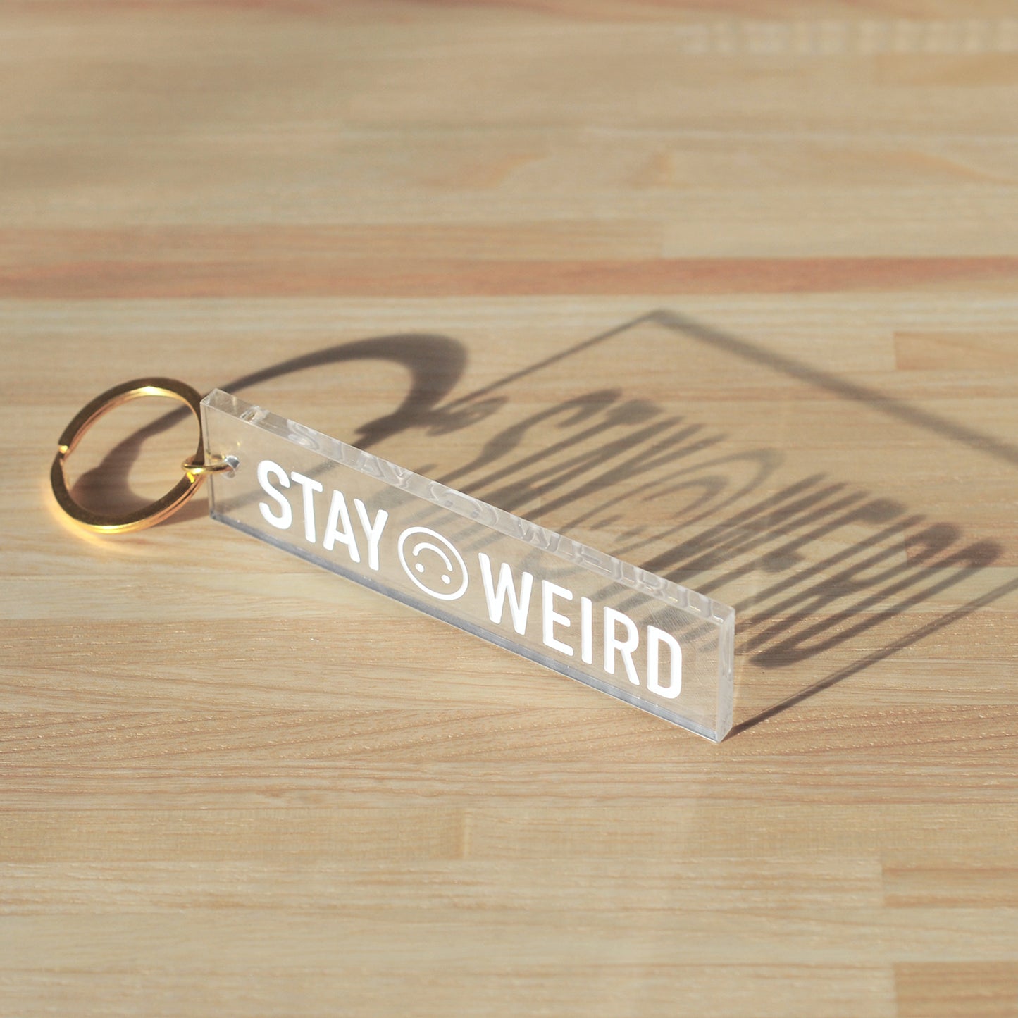 Stay Weird - Keychain