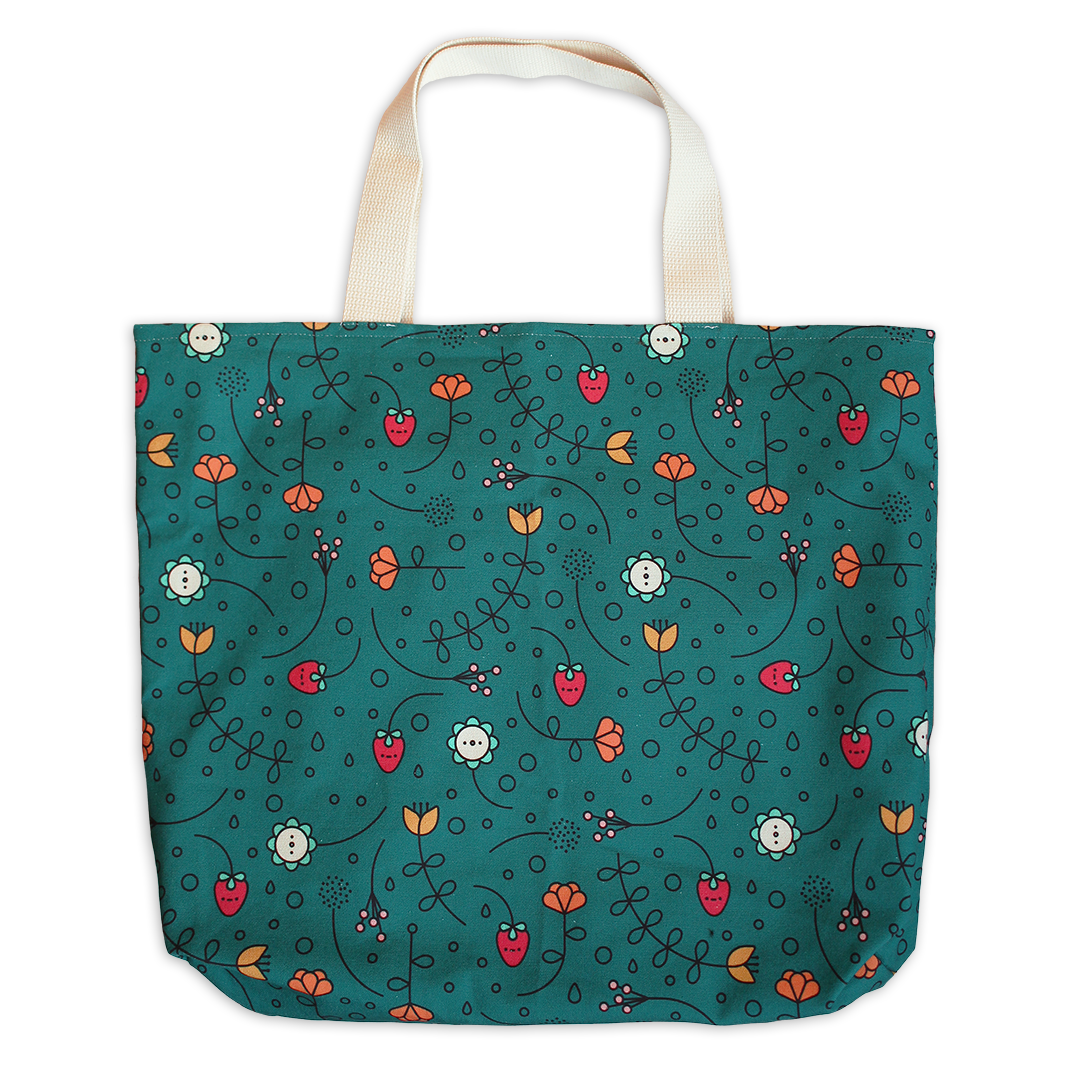 Large Floral Tote