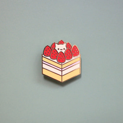 Strawberry Cake Pin