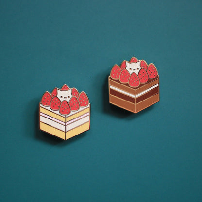 Strawberry Cake Pin