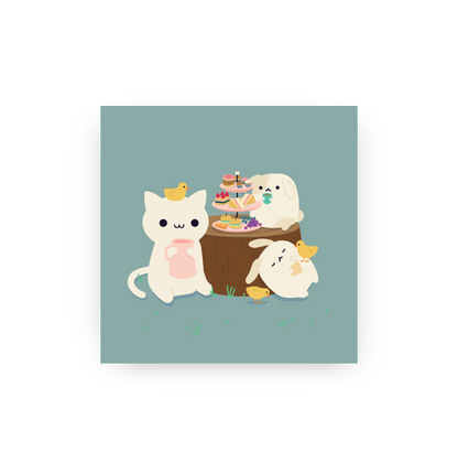 Tea Party - Mini Art Print